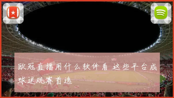 欧冠直播用什么软件看 这些平台成球迷观赛首选