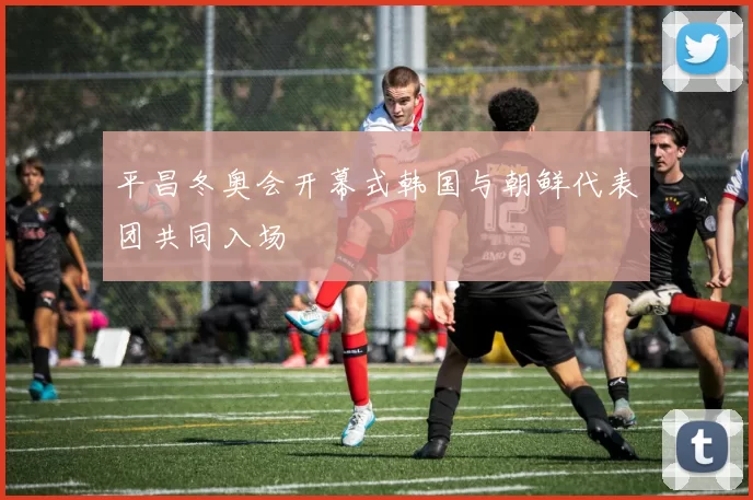 平昌冬奥会开幕式韩国与朝鲜代表团共同入场