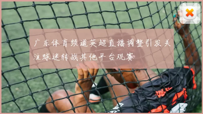 广东体育频道英超直播调整引发关注球迷转战其他平台观赛